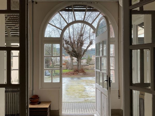 The woodwork throughout the home was in poor condition so little could be saved. On top, the owners wanted their home to have sophisticated city feel, and not a tradtional country one.