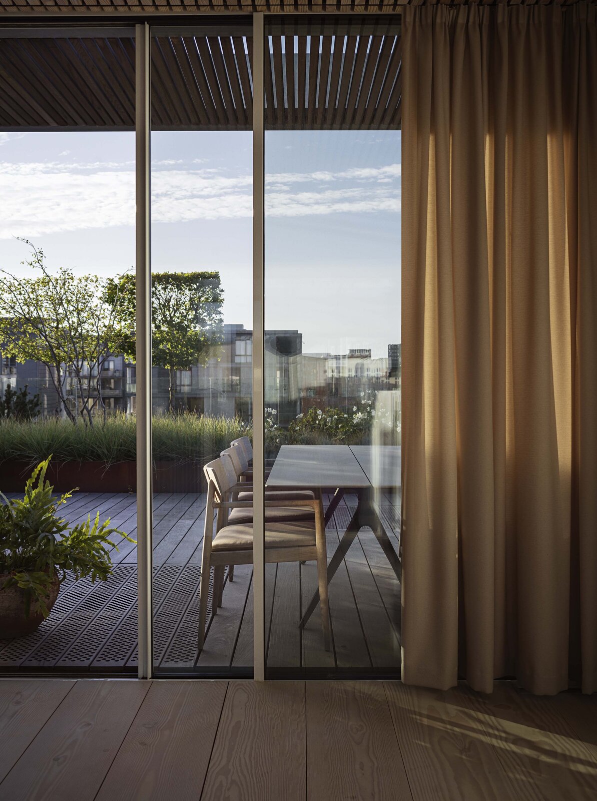 Illustration of Copenhagen Penthouse With High-End Finishes