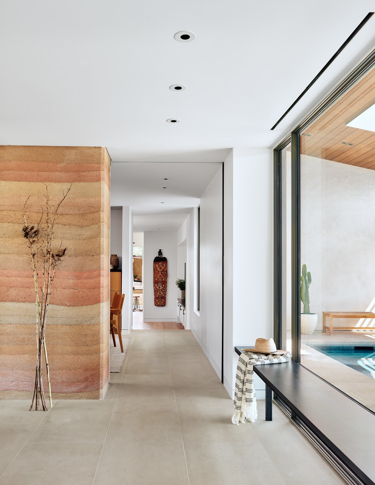 Photo 10 of 19 in A Rammed Earth Home in Texas Echoes the Landscape in ...