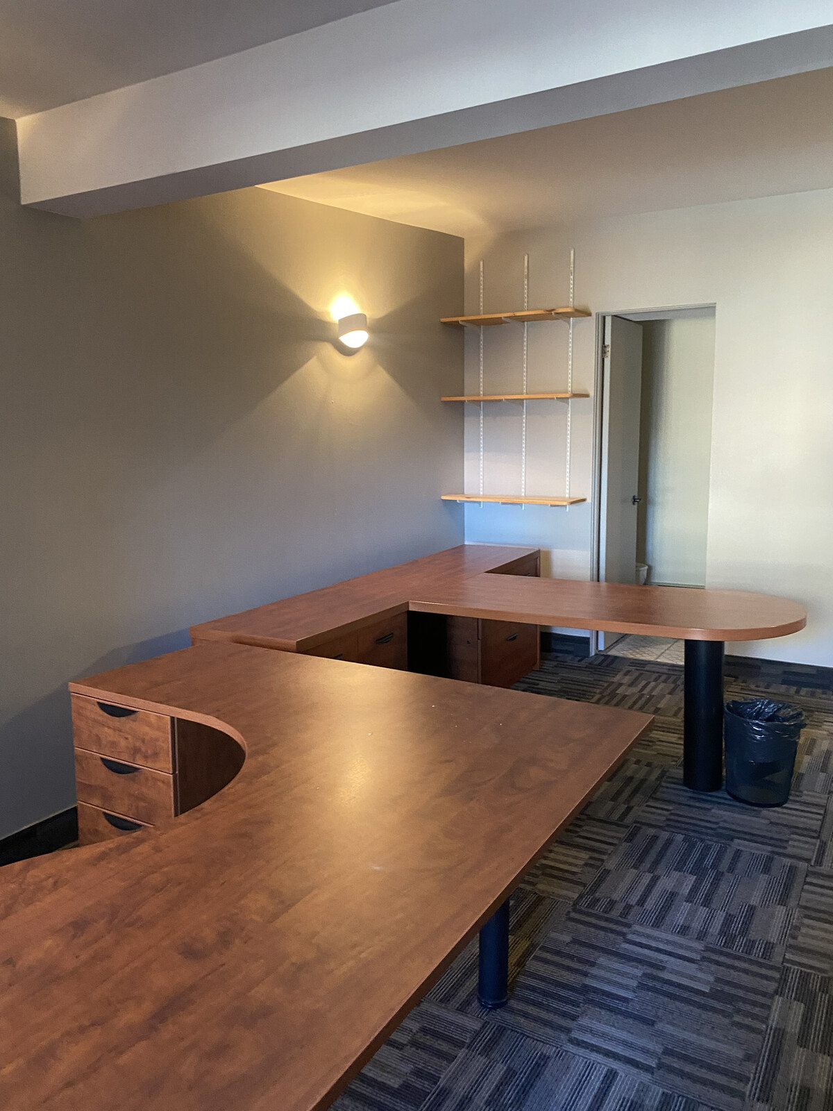 BEFORE: The Perron Design team tore up all the finishes to reinvent the space. 