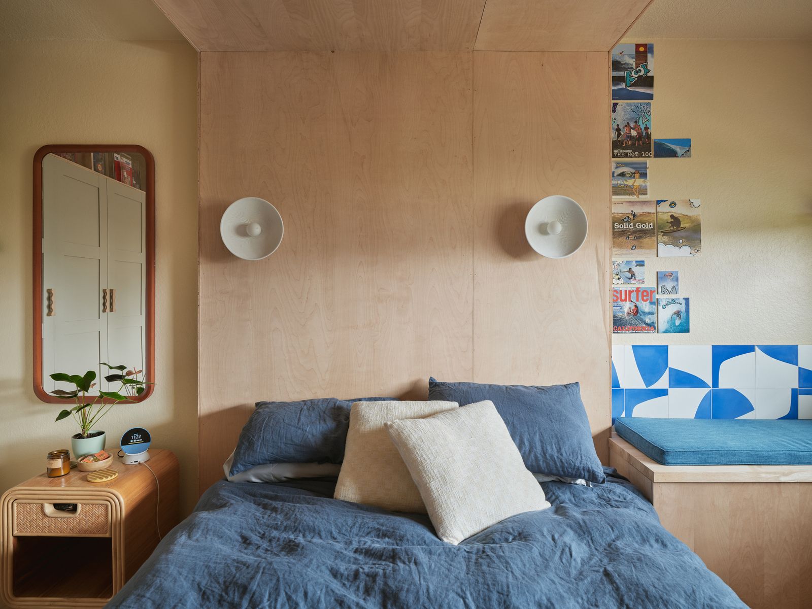 Will's hands-on approach to construction, learning carpentry from his father and grandfather, adds personal meaning to every built element in the space.