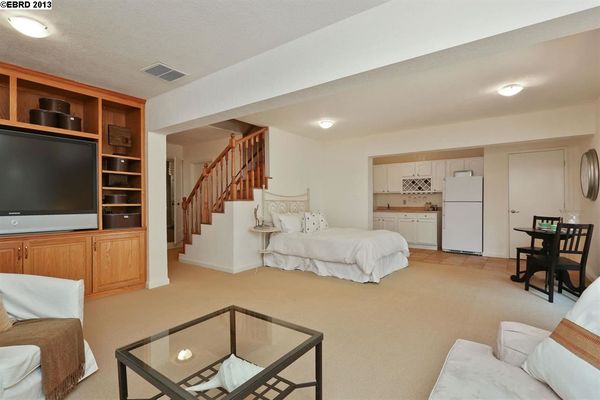 BEFORE: The basement was functional, but barely. 