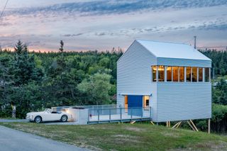 Their "Upside-Down" Nova Scotian Home Lives Larger Than Its 1,050 Square Feet