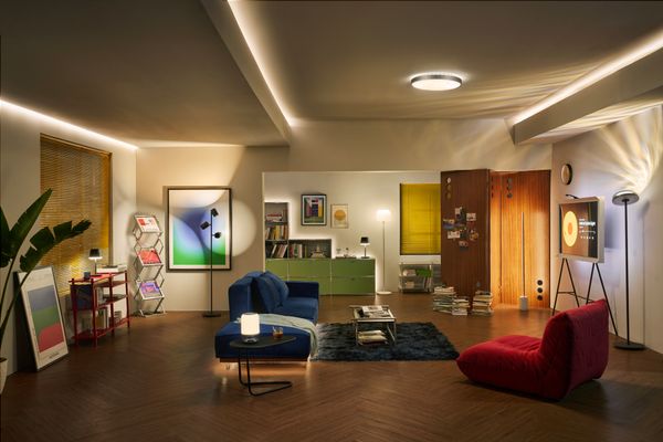 A mix of floor lamps, ceiling lights, and uplighting is the secret to warm, welcoming spaces.
