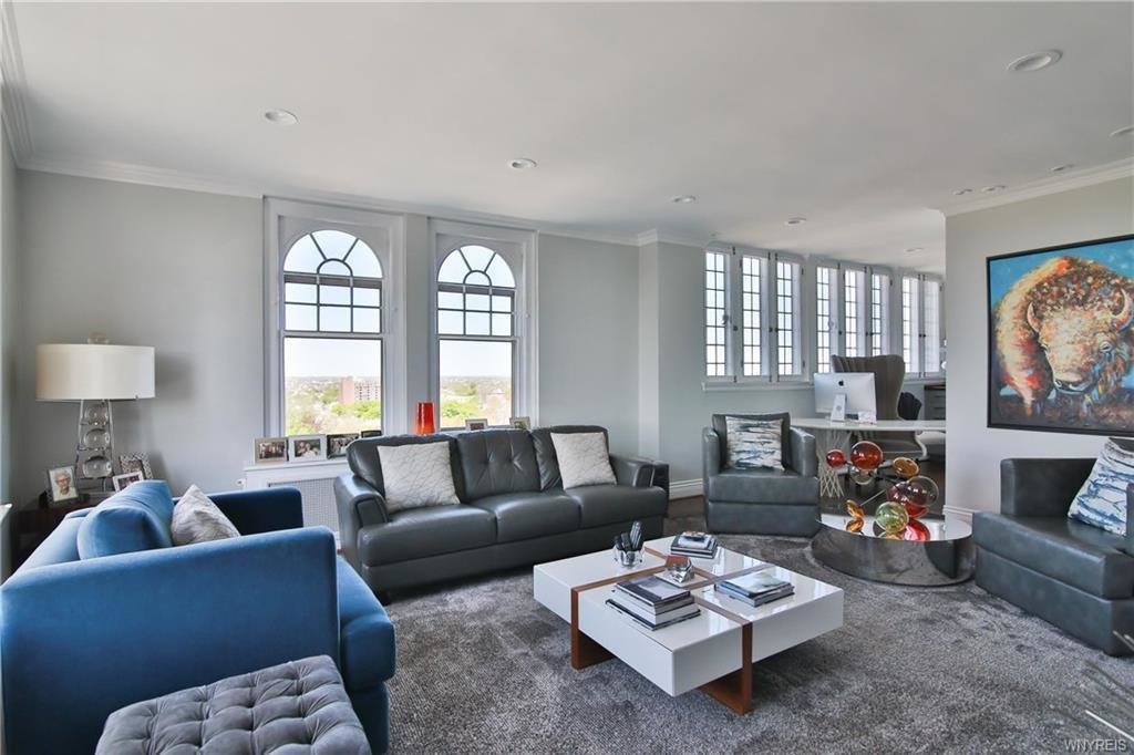 Image showcasing Photo 18 of 36 in Buffalo, NY Luxury Penthouse with views of Niagara ...