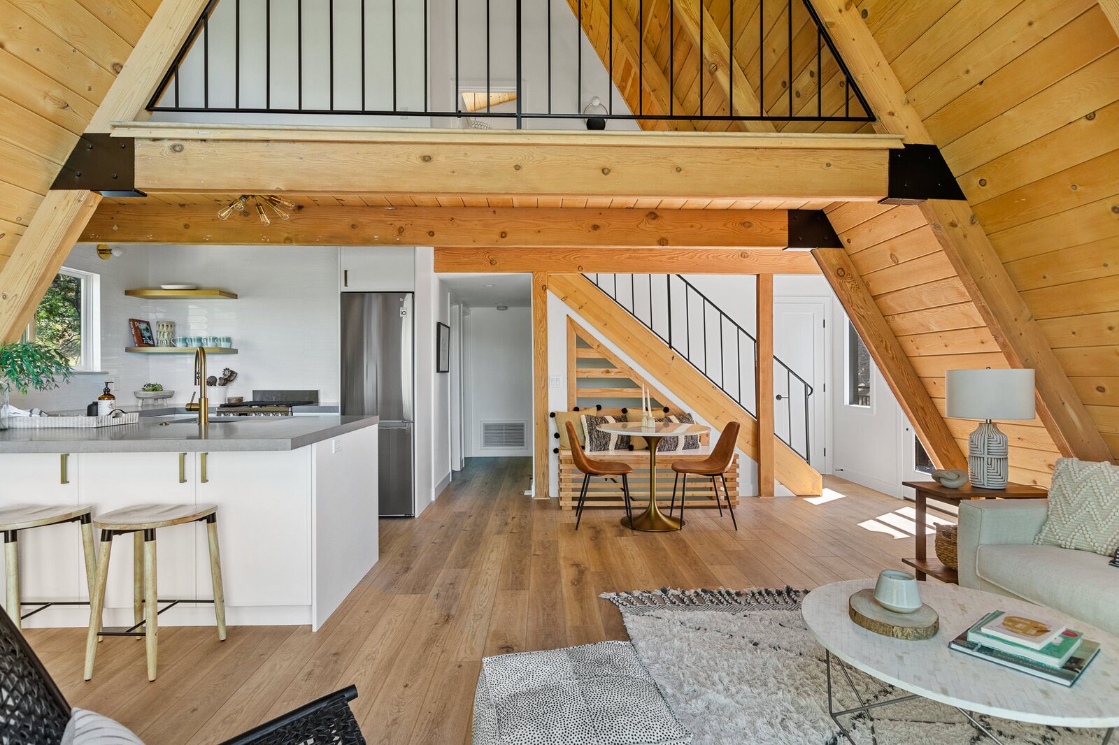 A Lake Arrowhead, California A-Frame Soars Back to Life (9 Photos) - Dwell