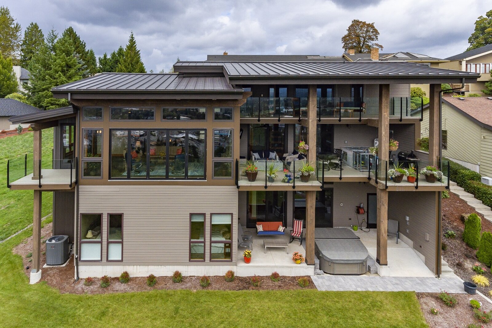 Back of the Home