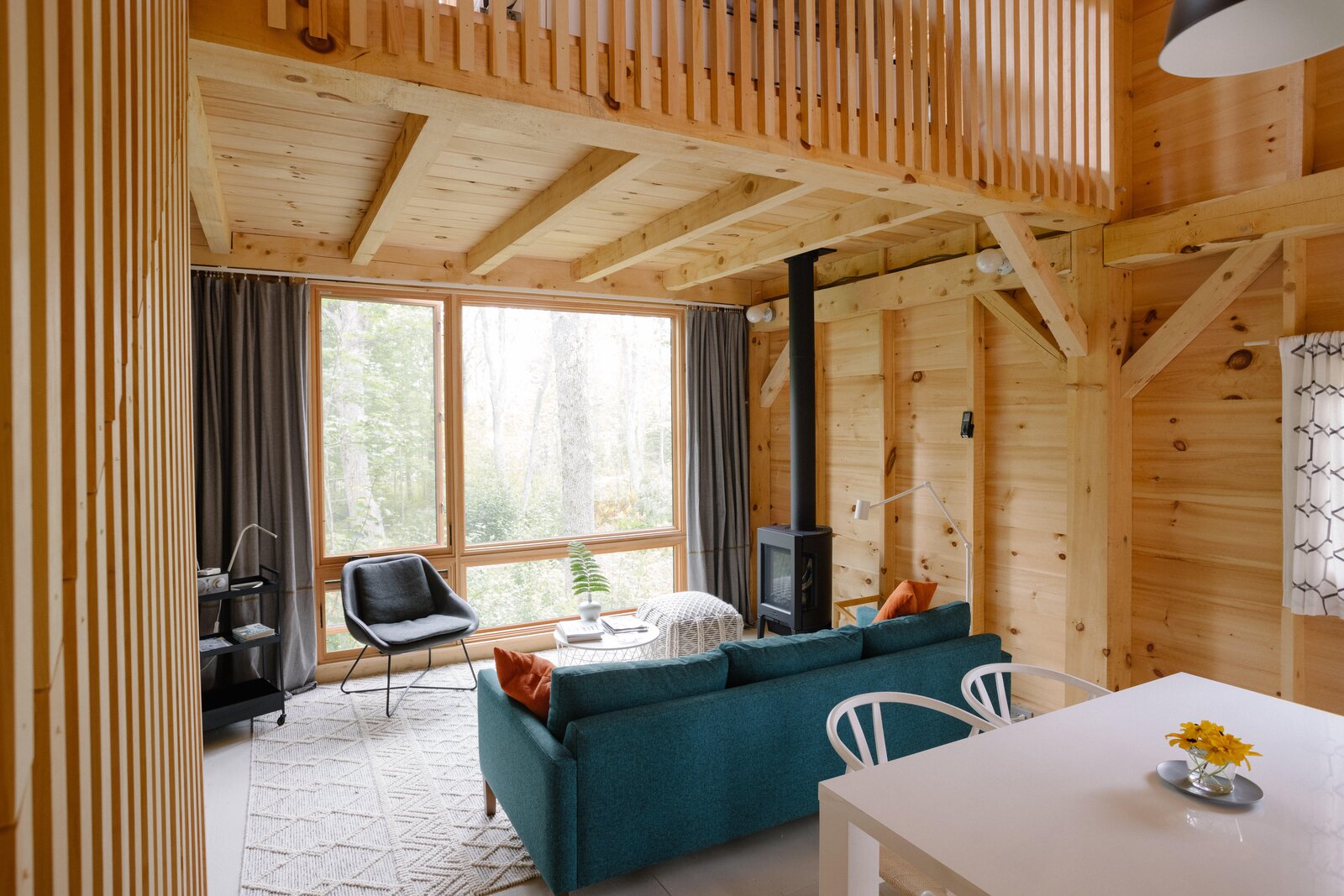 Photo 7 of 15 in Three Magical Tiny Cabins Take Root in a Maine Forest