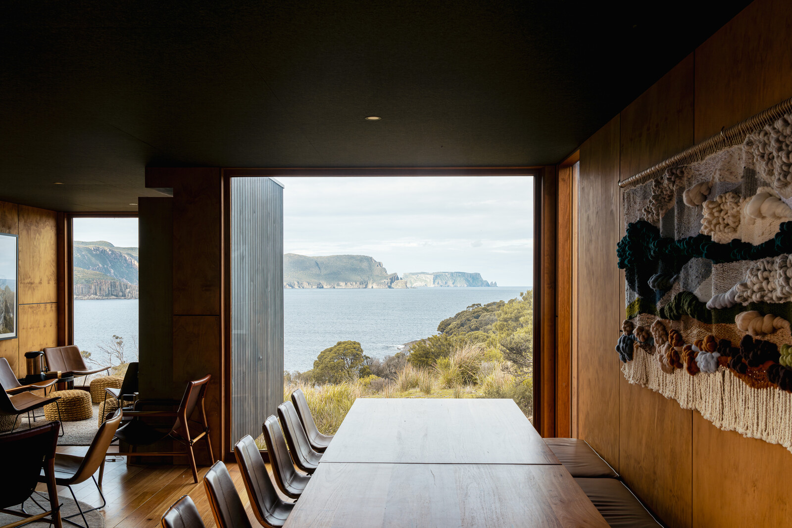 The facilities are designed to function off-grid with features like solar power operations and micro-flush toilets.