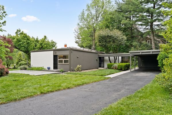 Designed by William Wallace Eschbach, this 1953 home still has many of its original details—including its kitchen, bathrooms, and even the landscaping.

