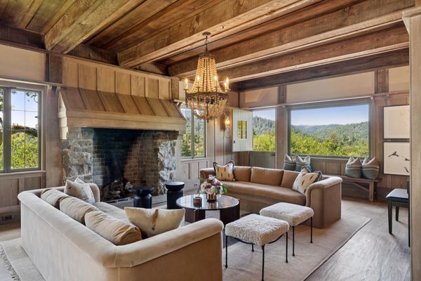The interiors were reimagined by designer and former homeowner Miranda Abrams.