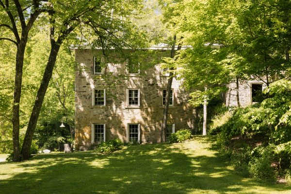 The main home is a converted cider mill from 1913.