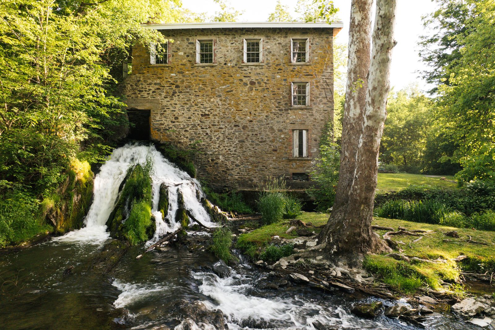 The property sits on the beds of Wappinger Creek.