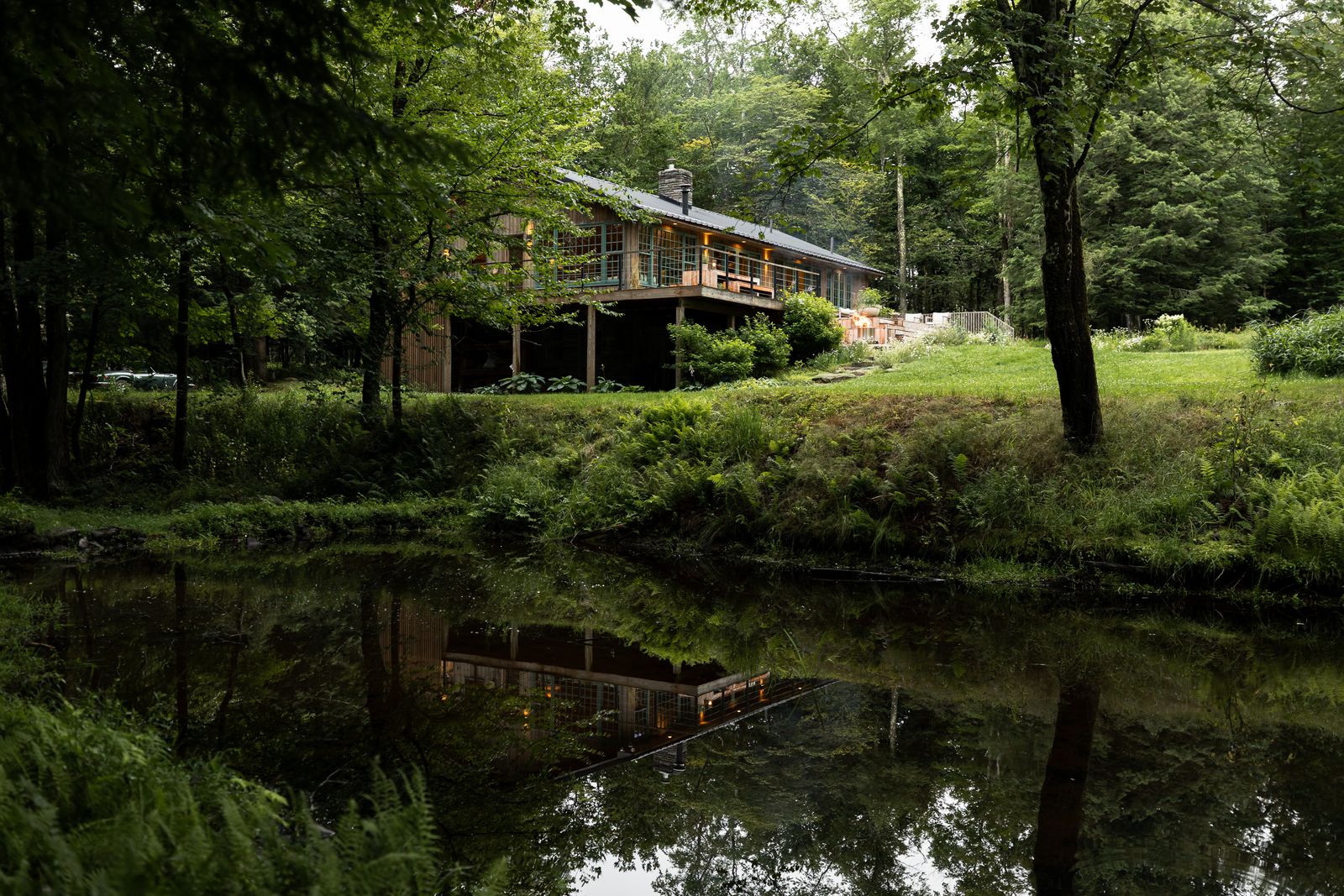 Scandinavia Meets the Catskills in This Completely Rebuilt Cabin Asking $1M