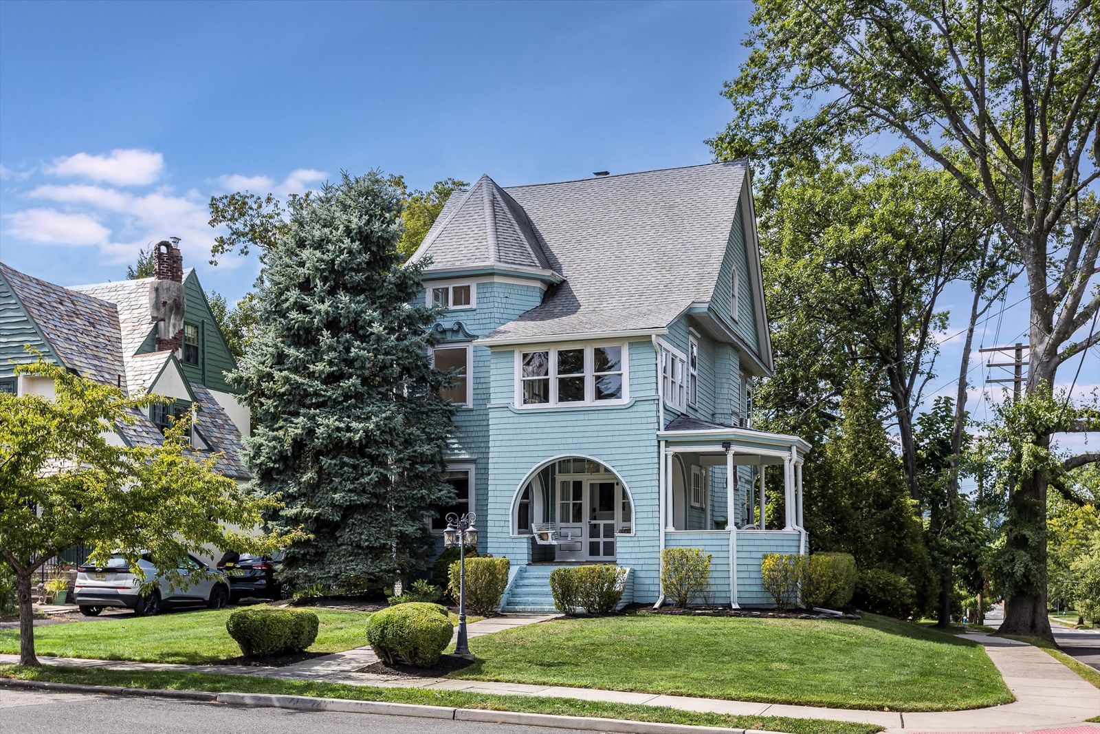 The Victorian home is built on a former cherry farm.
