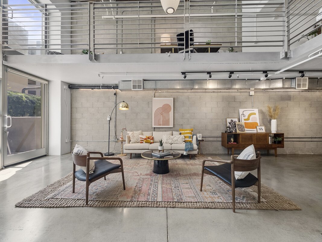 Polished floors and cantilevered Sky Bridge 