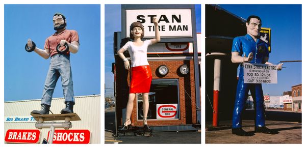 Route 66 celebrates its 100th anniversary this year, sparking a new wave of attention to its iconic kitsch and giant figures, most ranging from 14 to 23 feet tall.