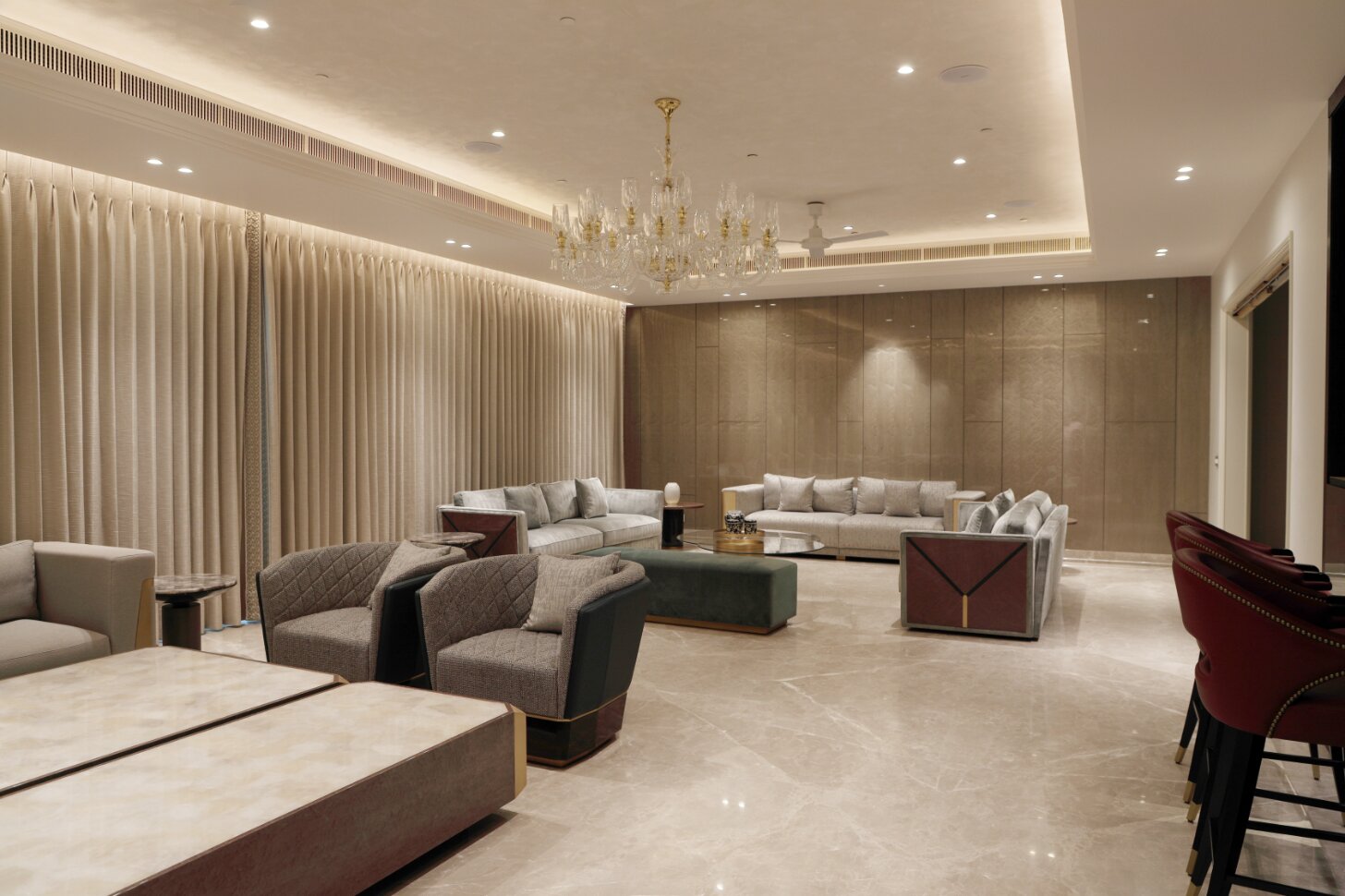 Photo 4 of 13 in Urban Oasis, Gurgaon by Innovative Lighting Design