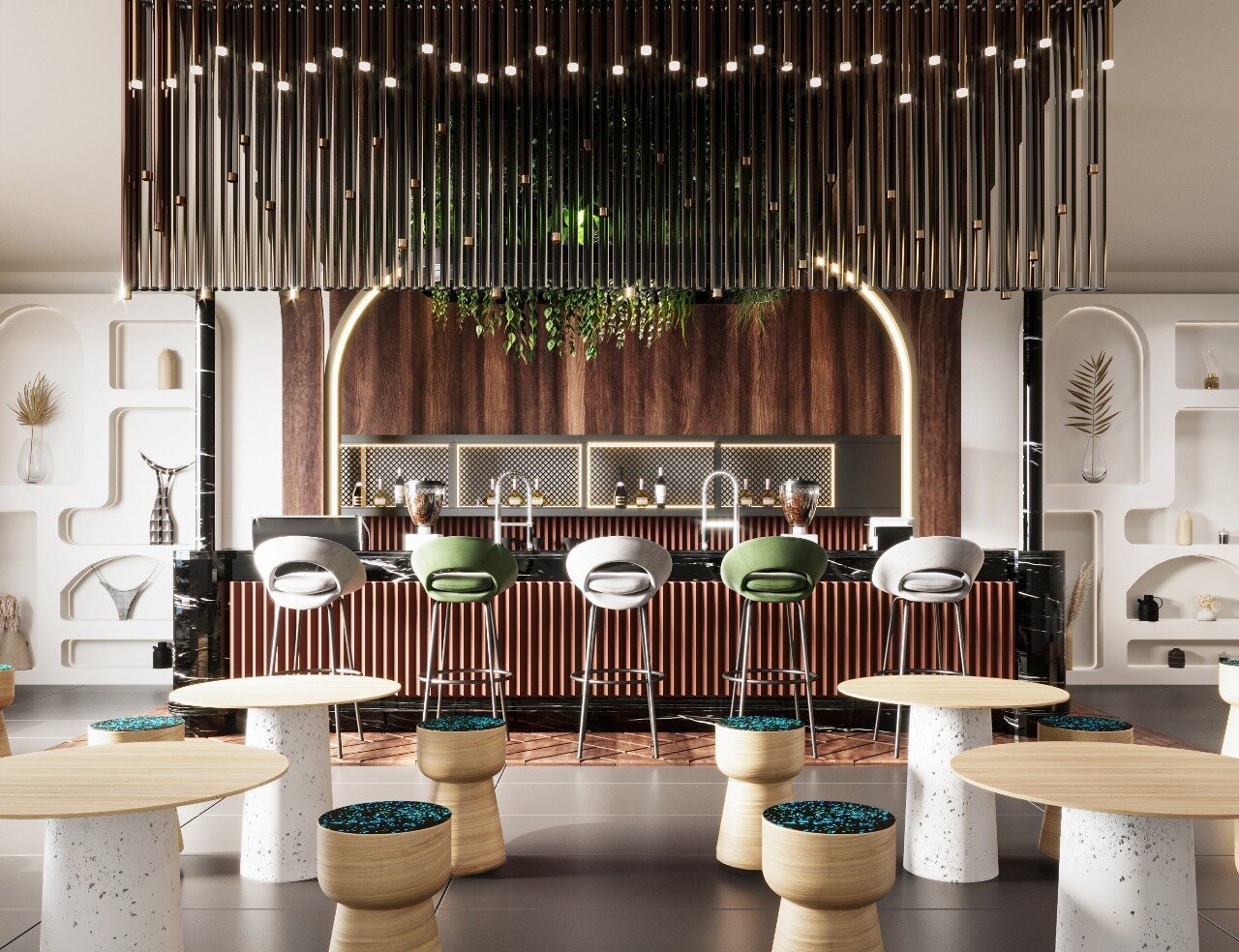 Photo 1 of 11 in The Laughing Tiger - Asian Funk Bar by Danza Del ...