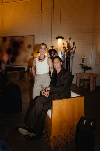 Koharik and LAD/W founder Holland Denvir launch party for Jason Koharik’s new collection with Alora Lighting, where my trip to L.A. began.