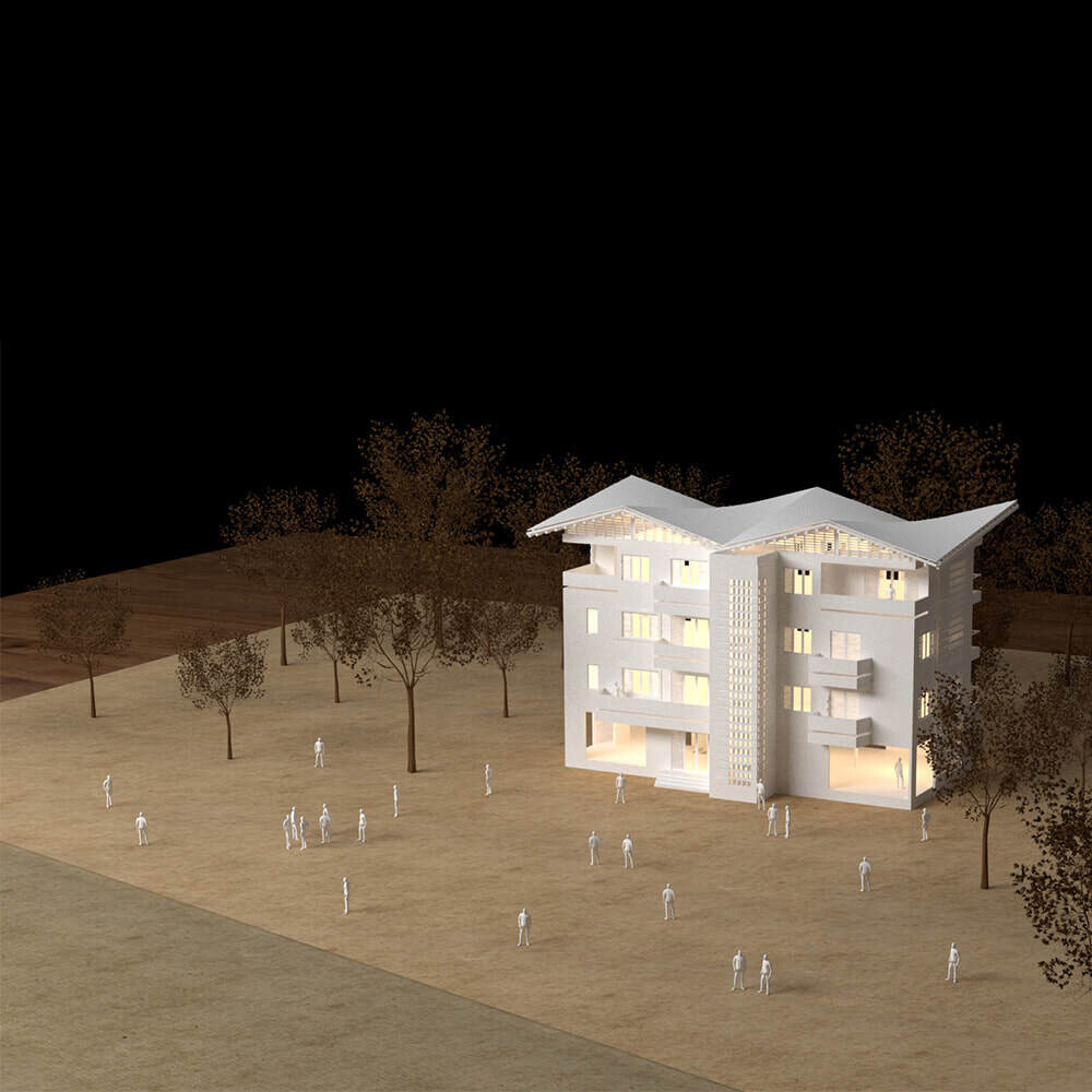 A spectacular new residence awaits inside a three-storey apartment ...