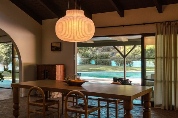 The walls are a combination of portola limewash paint and roman clay.