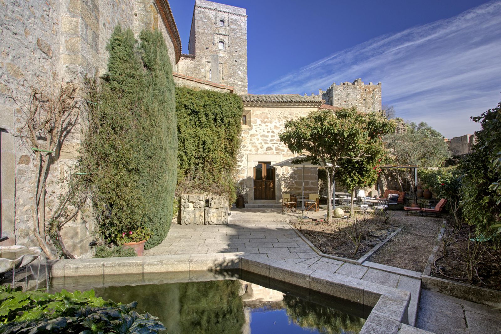 This 16th-century church was turned into a residence in 2018, and it comes with ornate stonework, two guesthouses, and many of its existing furnishings.