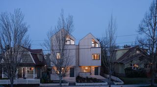 In Portland, a Brand-New Timber-Clad Town House Seeks $1.6M