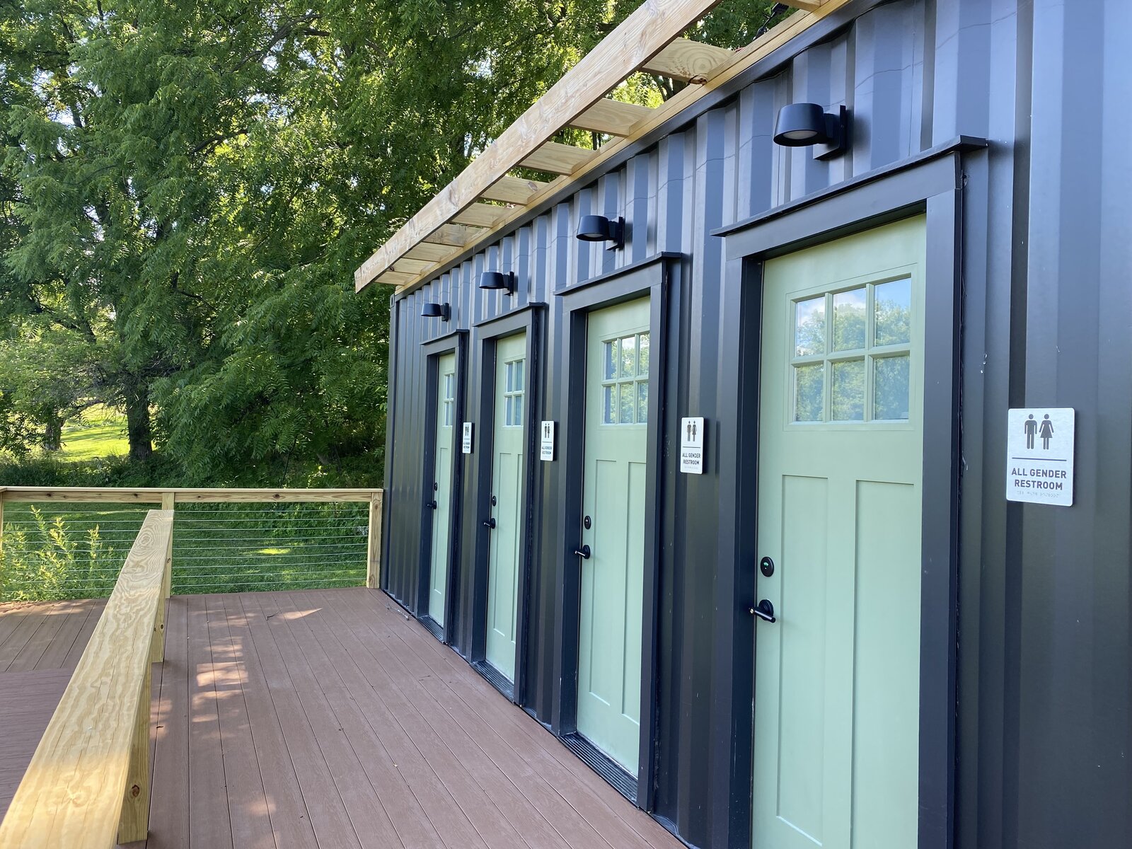 Container Rest Room Photo 4 of 14 in The Maples Estate Container Restroom by Kathrin Hammon ...