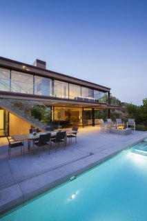 A backyard in Laguna Beach.