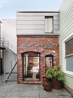 Architect and metalworker Christi Azavedo was tasked with transforming a 93-square-foot brick boiler room from 1916 into a guesthouse in San Francisco. She spent a year-and-a-half designing and fabricating nearly everything in the structure, except for the original brick walls.