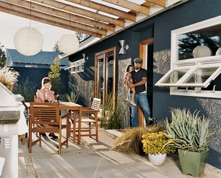 Lucky Diaz spent three and a half months on this project, working all hours to get it done. "It was worth it," he says. "To have Ella grow up in an original space is a gift that is beyond measure."