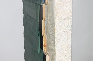 Ecovative's Mushroom Insulation is made from agricultural waste that is bound together with fungal mycelium, a naturally fire-resistant material that obviates the need for toxic flame retardants.