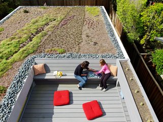"In this project, we got so much benefit out of this "secret garden" for the master suite along with all of these environmental benefits that the residents were excited to embrace. It's one of the pieces we are happiest about," says Feldman. 