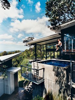 Painting your pool a darker color can help with energy savings.