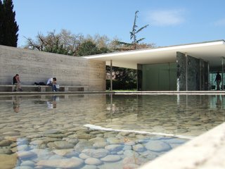 Caroline Baumann - Photo 1 of 3 - The German Pavilion at the Barcelona Expo 1929 by Mies Van der Rohe is one of the most important buildings in the flowering of modernism.