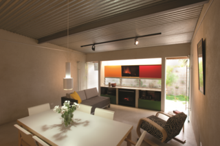 Compact Australian Home Clad in Steel and Concrete - Photo 4 of 10 -