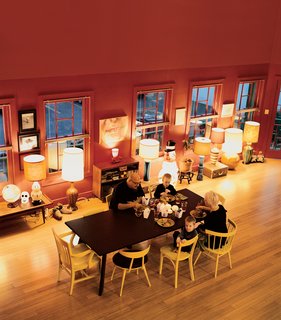 Amy was the sole architect on the project, when she wasn’t working a full-time job. (Her cardboard model of the living/dining area included a red Lego as the dining table.) "It’s surprising how great it is," she says of the redesign. "It just works really well—if I do say so myself."