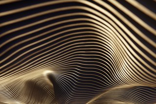 Aidlin Darling designed this undulating canopy to hang on the ceiling at Wexler's, a restaurant in San Francisco's Financial District. Darling says it "evokes a sensual and emotive connection" to its setting. Photo courtesy of the Sonoma Valley Museum of Art.