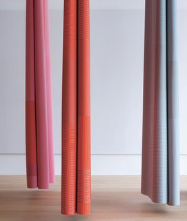 Scholten & Baijings first pieces for their Blocks & Grid upholstery collection for Maharam launched in 2014; look for more introductions coming down the pipeline in 2015. Michael Maharam initiated the concept for Phaidon's book. In conversation with the book's editor, Louise Schouwenberg, he writes, "Scholten & Baijings might be described as the Dutch Muji on the basis of the pleasantly universal and useful character of their designs. Importantly, they bring unexpected and striking color to the mix and couple it with a studied approach to pattern."