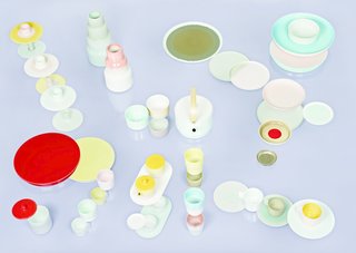 1616/Arita Japan is renowned in Japan, as well as The Netherlands, thanks for European trading routes dating to the 17th century. Scholten & Baijings tapped into ancient Japanese ceramic tradition for a collection of 53 items, including bowls, plates, cups, and vases.
