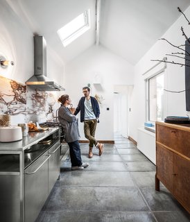 A Clever Belgian Couple Renovate Their Aging Brick Home - Photo 3 of 8 -