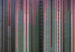 Michael Wolf began photographing Hong Kong's apartment blocks after moving there in 1994. Photo by Michael Wolf, courtesy of the Flowers Gallery.