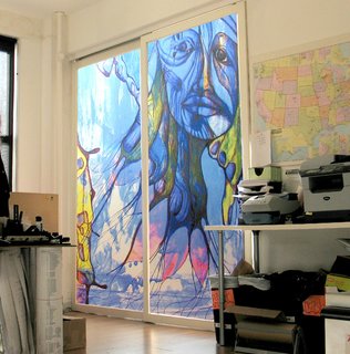 Place Your Bid Here: Sliding Doors with One-of-a-Kind Mural Up for Auction to Benefit Charity - Photo 7 of 7 -
