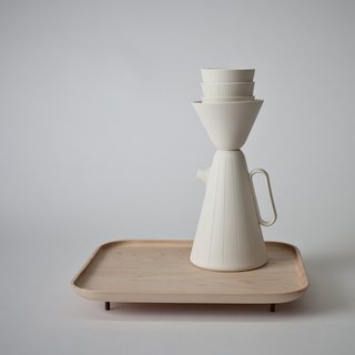 Product of the Day: Ceramic and Wood Coffee Set by Luca Nichetto - Photo 3 of 6 -