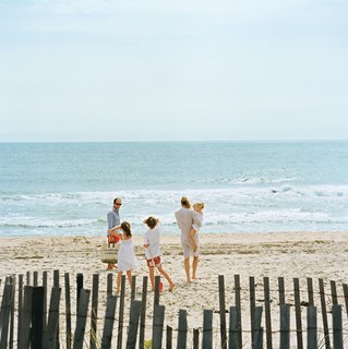 Long Island Found - Photo 10 of 12 - Because the ocean is so close to the house, the Fisher family treats the beach like an extended backyard.