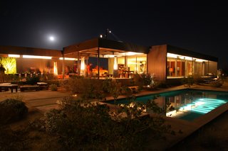 Dwell Media and Volvo Cars Bring The Future of Mobility to Palm Springs Modernism Week 2014 - Photo 11 of 11 - Kristopher Dukes and Matt Jacobsen's Marmol Radziner Desert Prefab home was the perfect backdrop for the dinner and continued discussion of The Future of Mobility.