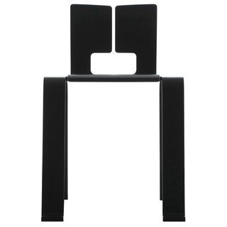 Ombre Chair (1954)Another Japanese-inspired piece, this stackable chair is formed from a single bent piece of plywood. Introduced during a return visit to Japan, the graceful folds of this piece are said to be inspired in part by bunraku (puppet theater). Photo courtesy of Cassina.
