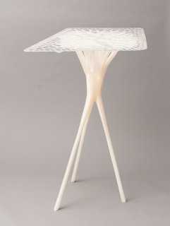 Want the Perfect Chair? Print It - Photo 4 of 6 - Another table designed by Lukas Oehmigen with the BigRep Printer, which was shown as part of the Designing with Nature show at the Architecture Foundation London.