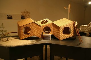 One of the original models for the NOA cabin.